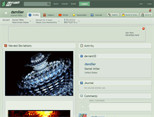 Tablet Screenshot of dsmiller.deviantart.com