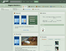 Tablet Screenshot of megans-mansion.deviantart.com