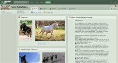 Desktop Screenshot of horse-resources.deviantart.com