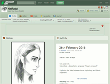 Tablet Screenshot of natradzi.deviantart.com