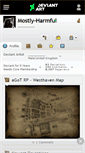 Mobile Screenshot of mostly-harmful.deviantart.com
