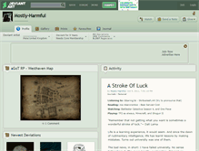 Tablet Screenshot of mostly-harmful.deviantart.com