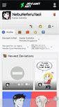 Mobile Screenshot of nebuneferuyaoi.deviantart.com