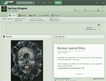 Tablet Screenshot of narcisse-shrapnel.deviantart.com