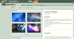 Desktop Screenshot of high-designs.deviantart.com