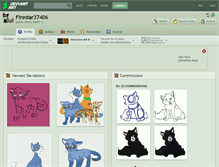 Tablet Screenshot of firestar37406.deviantart.com