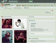 Tablet Screenshot of cryohydra.deviantart.com