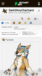 Mobile Screenshot of darkshinycharizard.deviantart.com