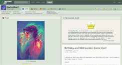 Desktop Screenshot of destinyblue.deviantart.com