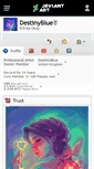 Mobile Screenshot of destinyblue.deviantart.com