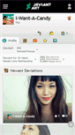 Mobile Screenshot of i-want-a-candy.deviantart.com