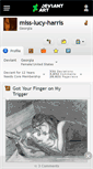 Mobile Screenshot of miss-lucy-harris.deviantart.com