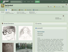 Tablet Screenshot of faeriexdust.deviantart.com