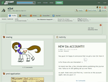 Tablet Screenshot of e2s4.deviantart.com