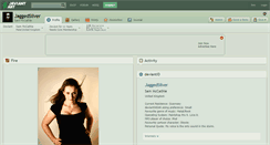Desktop Screenshot of jaggedsilver.deviantart.com