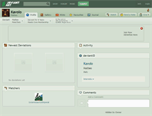 Tablet Screenshot of kavolo.deviantart.com