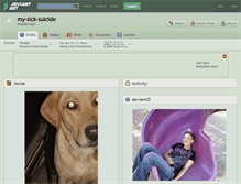 Tablet Screenshot of my-sick-suicide.deviantart.com