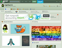 Tablet Screenshot of angelsqurral.deviantart.com