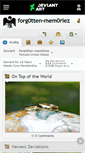Mobile Screenshot of forg0tten-mem0riez.deviantart.com