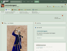 Tablet Screenshot of commodoregasm.deviantart.com