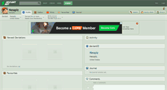 Desktop Screenshot of nessplz.deviantart.com