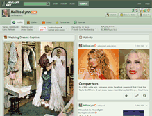 Tablet Screenshot of mellissalynn.deviantart.com