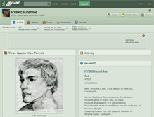 Tablet Screenshot of hybridsunshine.deviantart.com