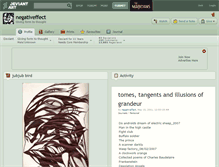 Tablet Screenshot of negativeffect.deviantart.com