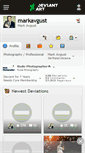 Mobile Screenshot of markavgust.deviantart.com