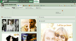 Desktop Screenshot of mortal-vampire-host.deviantart.com