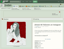 Tablet Screenshot of paraisback.deviantart.com