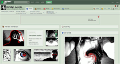 Desktop Screenshot of christan-incendo.deviantart.com