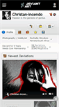 Mobile Screenshot of christan-incendo.deviantart.com
