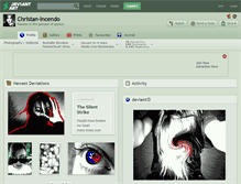 Tablet Screenshot of christan-incendo.deviantart.com