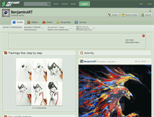 Tablet Screenshot of benjaminart.deviantart.com