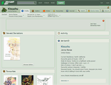 Tablet Screenshot of kissuchu.deviantart.com