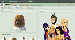 Desktop Screenshot of cadaver86.deviantart.com