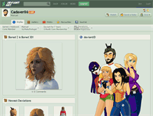 Tablet Screenshot of cadaver86.deviantart.com