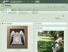 Tablet Screenshot of ohnocnk.deviantart.com