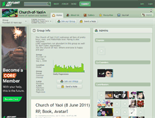 Tablet Screenshot of church-of-yaoi.deviantart.com