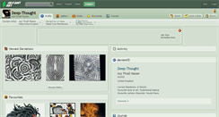 Desktop Screenshot of deep-thought.deviantart.com