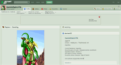 Desktop Screenshot of geminisaint-fm.deviantart.com