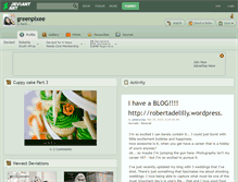Tablet Screenshot of greenpixee.deviantart.com