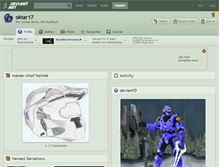 Tablet Screenshot of oktar17.deviantart.com