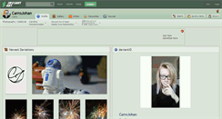 Desktop Screenshot of carrojohan.deviantart.com