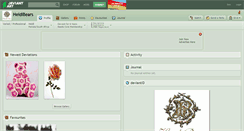 Desktop Screenshot of heidibears.deviantart.com