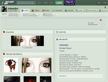 Tablet Screenshot of missedyn.deviantart.com