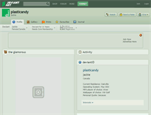 Tablet Screenshot of plasticandy.deviantart.com