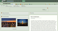 Desktop Screenshot of lavadragonheart.deviantart.com