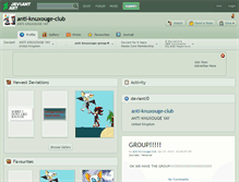Tablet Screenshot of anti-knuxouge-club.deviantart.com